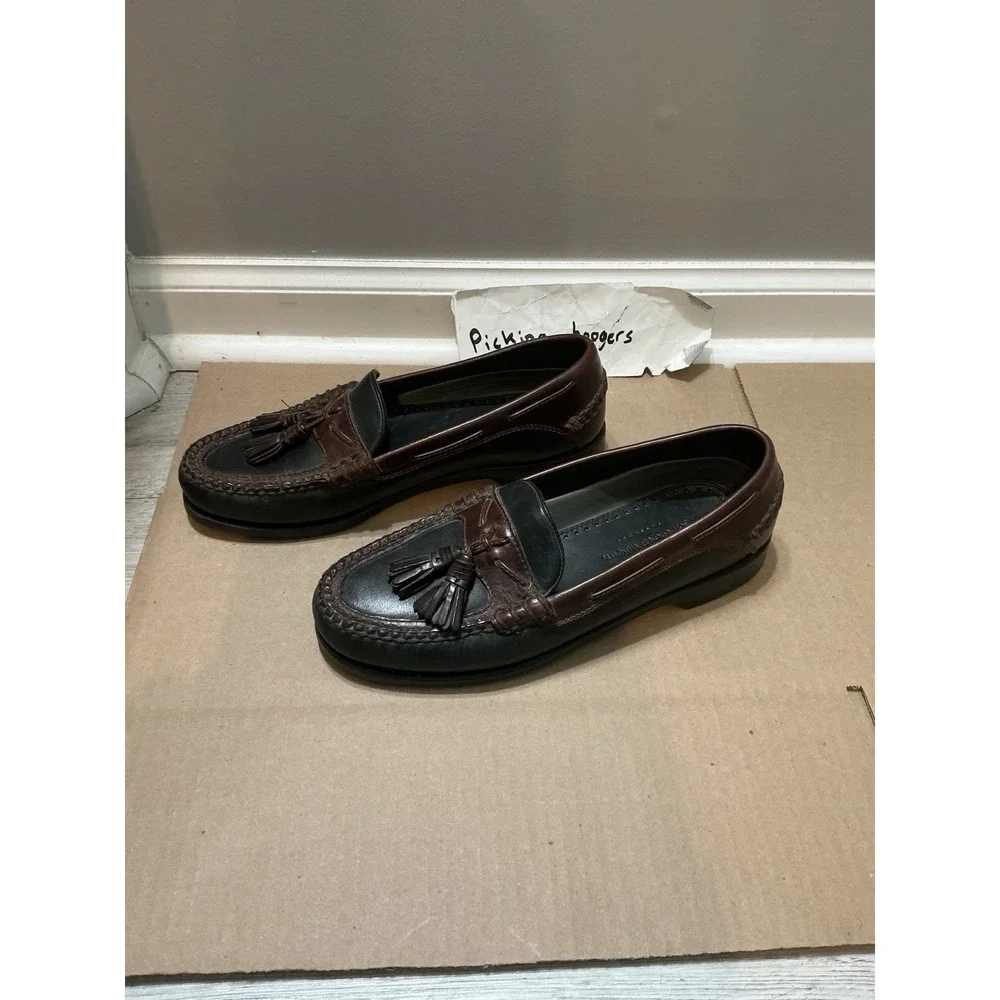 Johnston & Murphy Passport kiltie tassel loafer two-tone Man Size 8 1/2